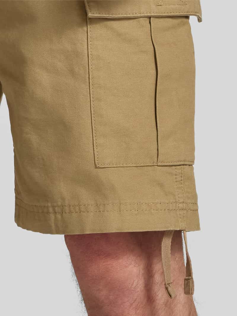 jack & jones Korte regular fit cargobroek met riemlussen model 'COLE BARKLEY'