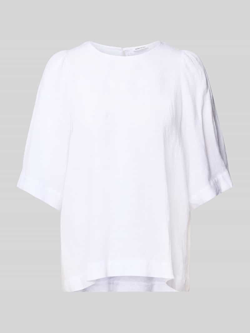 seidensticker Regular fit linnen blouseshirt met 1 2-mouwen