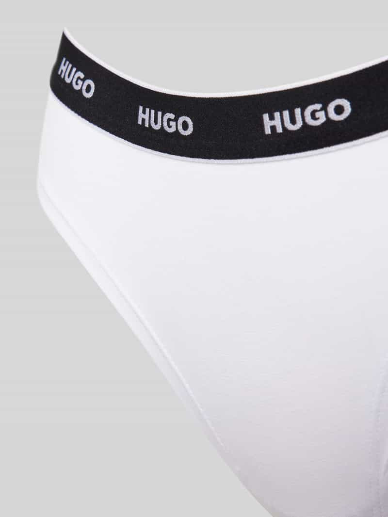 HUGO Slip met elastische band met label in een set van 3 stuks