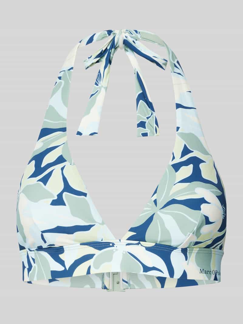 Marc O'Polo Bikinitop met labelprint