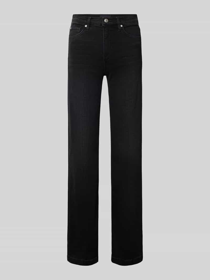 straight fit jeans van katoenmix model 'CHRISSY'