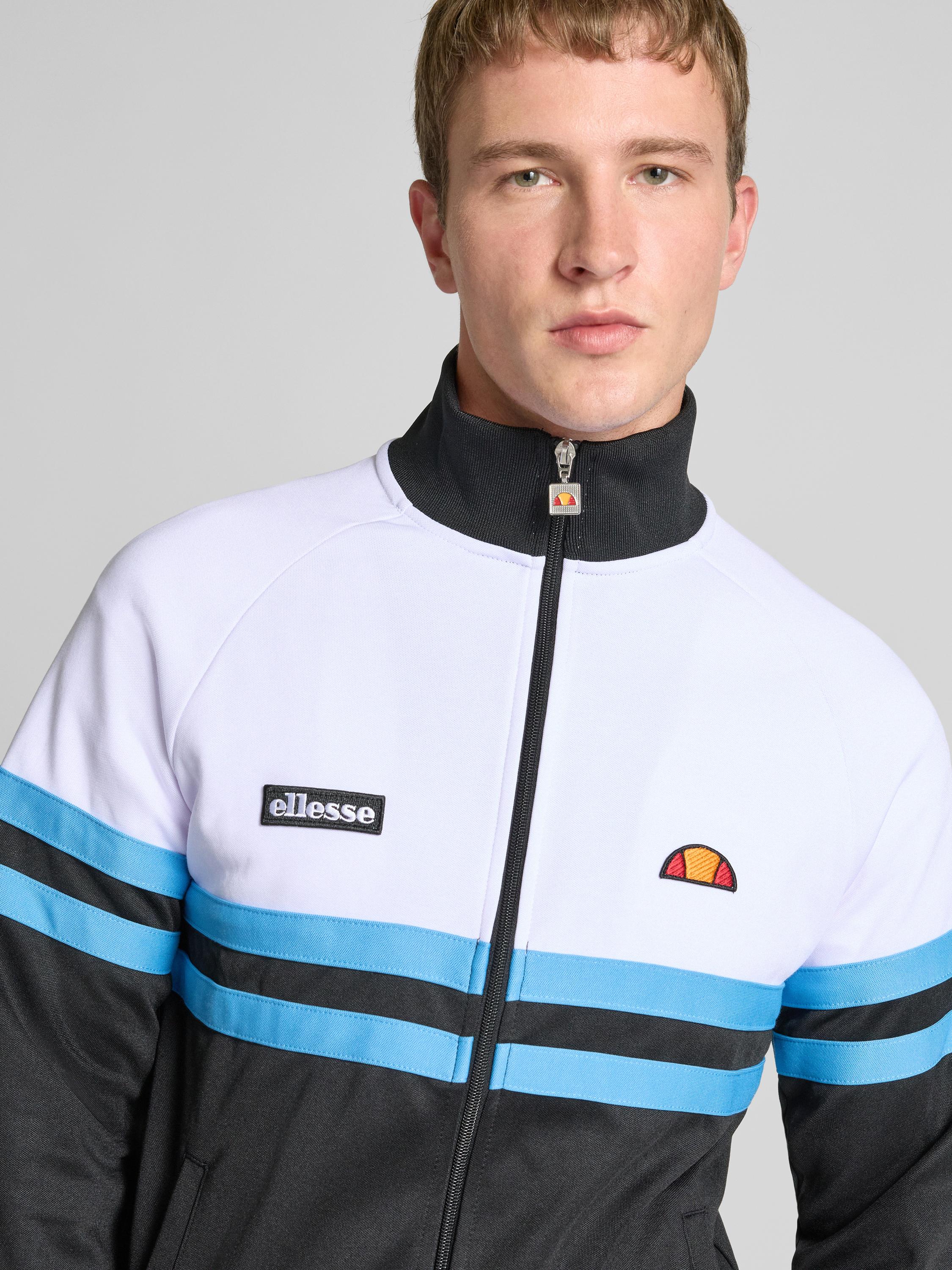 Ellesse Sweatjack met labelpatch model 'RIMINI''