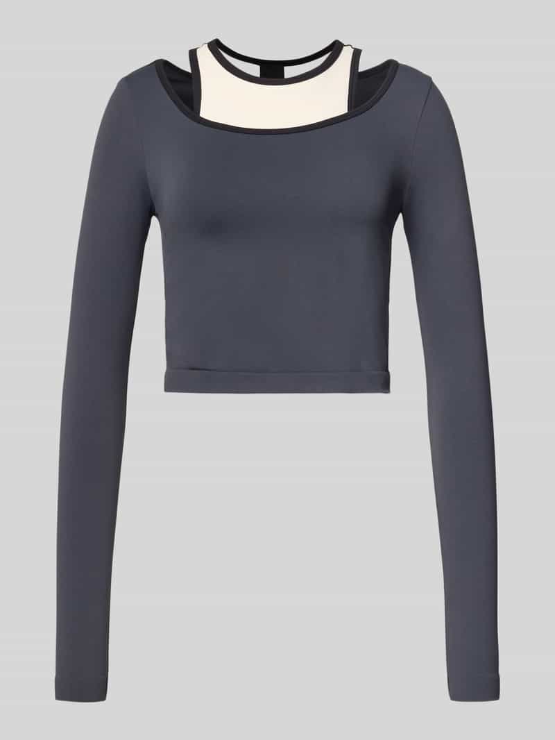 P.E Nation Kort shirt met lange mouwen in dubbele-laagjeslook model 'SUTTON'