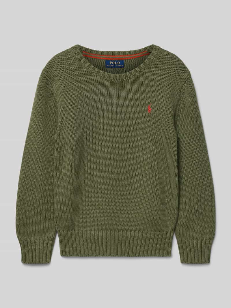 Polo Ralph Lauren Kids Gebreide pullover met labelstitching