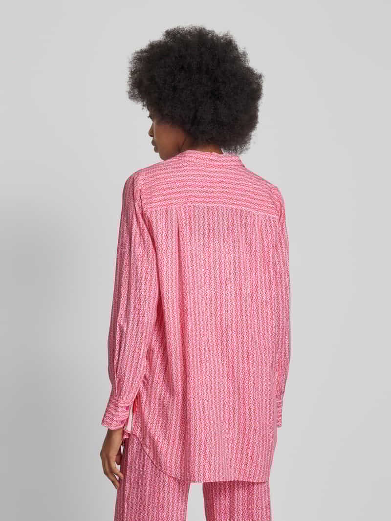 Overhemdblouse met all-over motief Smith and Soul