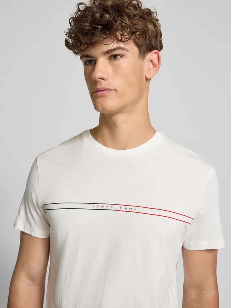 Tommy Jeans Regular fit T-shirt van puur katoen