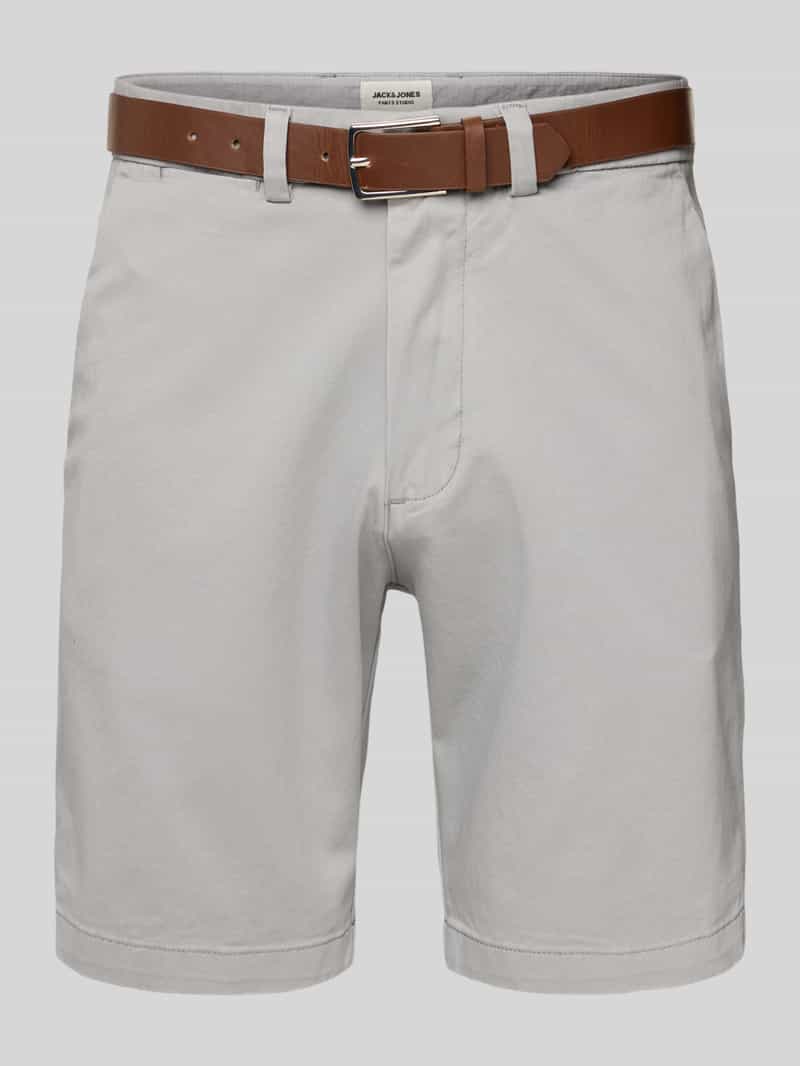 jack & jones Korte regular fit chino met riem model 'MARCO FRANCO'