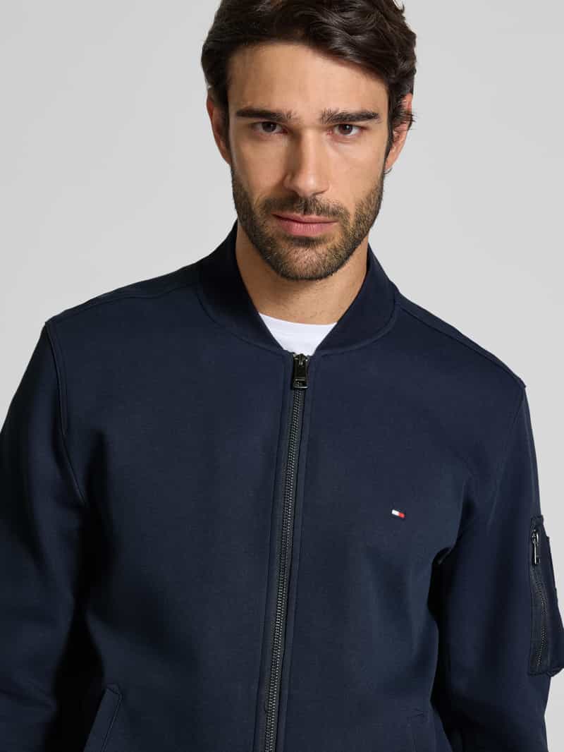 Tommy Hilfiger Relaxed fit sweatjack van katoenmix