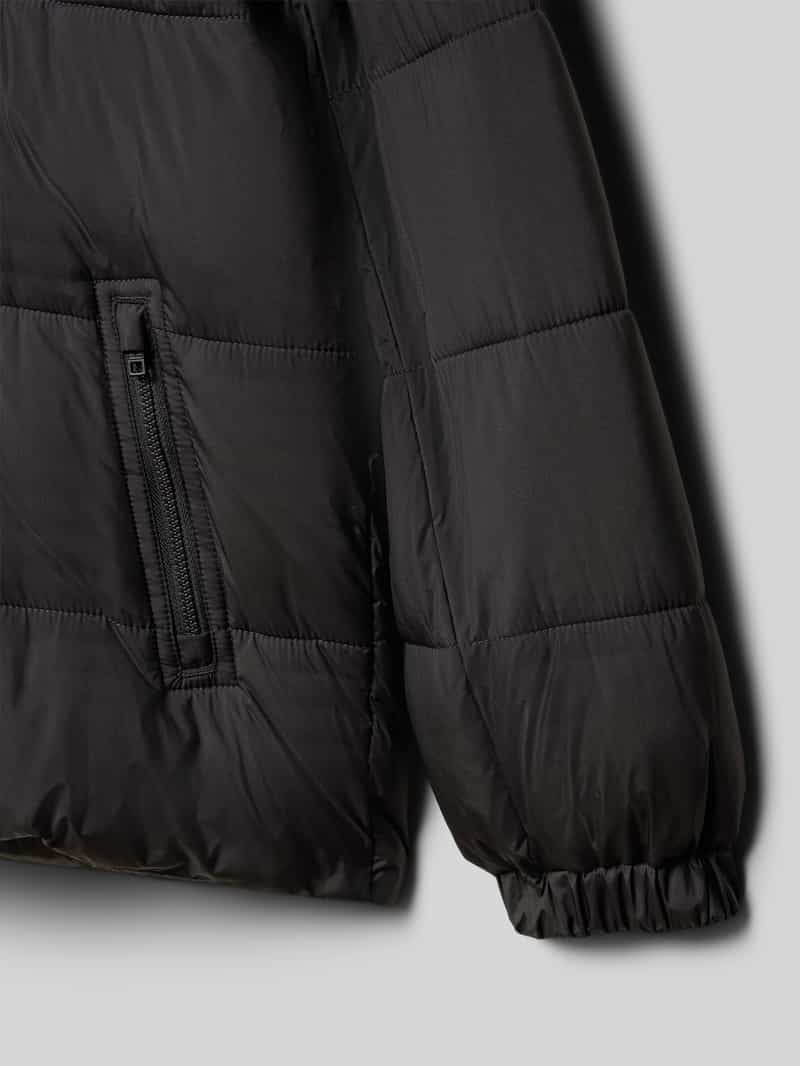 Tommy Hilfiger Teens Gewatteerd regular fit jack met afneembare capuchon