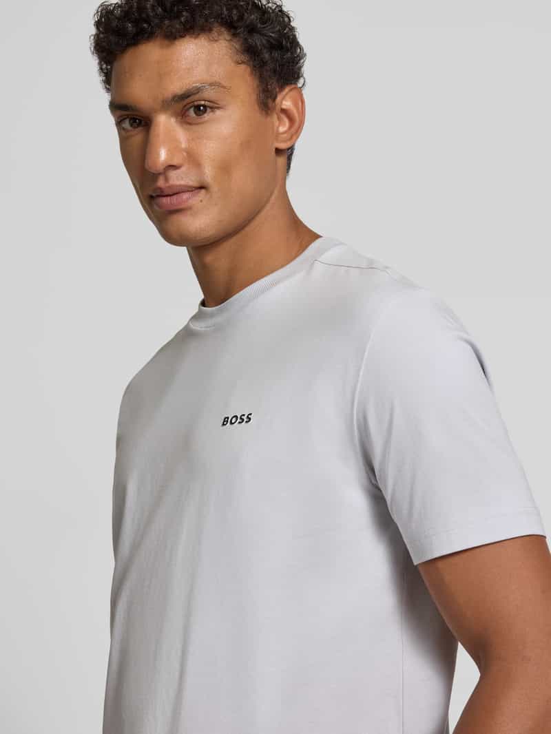 BOSS Green Regular fit T-shirt van katoenmix model 'TEE'