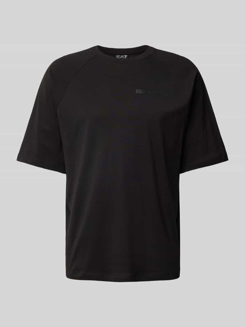 EA7 Emporio Armani T-shirt met labeldetail