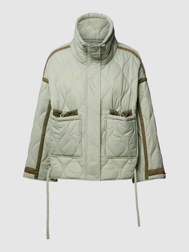 WITHBLACK Gewatteerd jack met contraststrepen