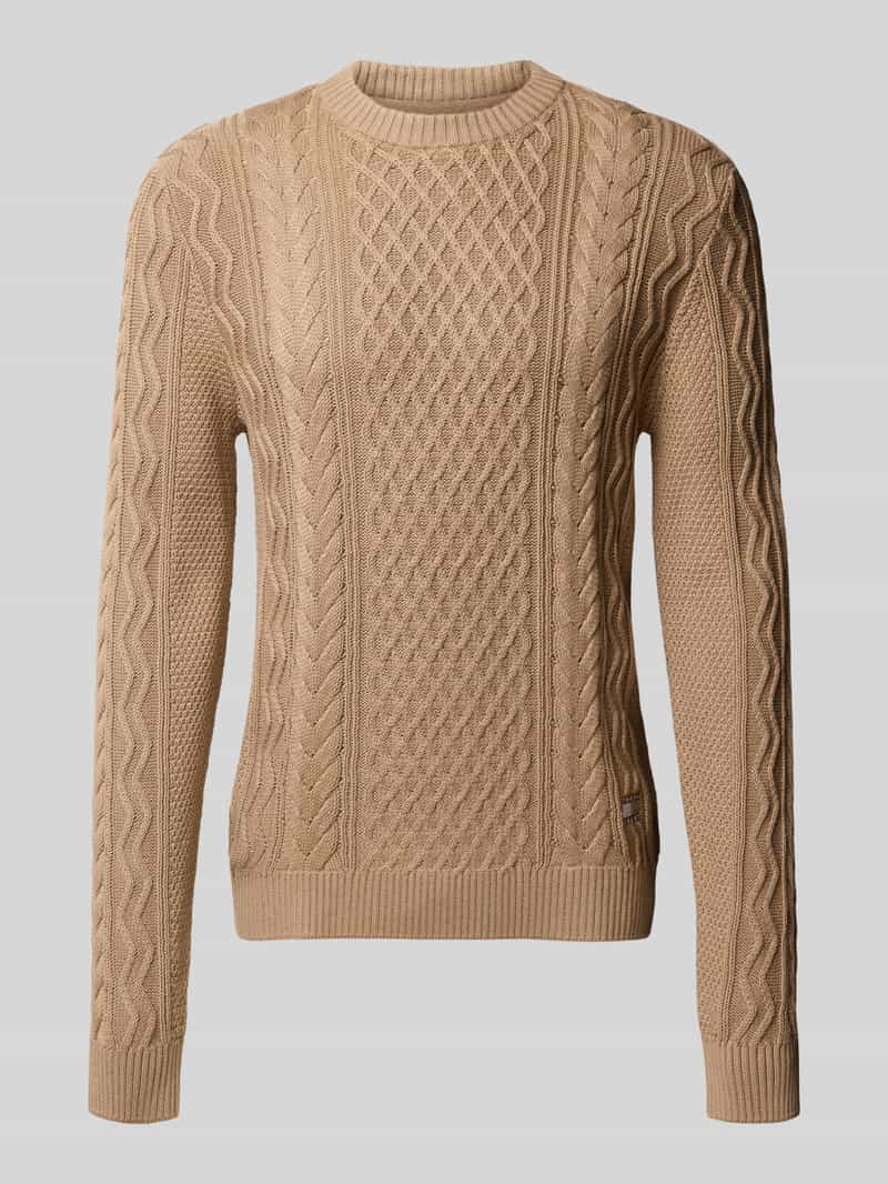 Tommy Jeans Regular fit gebreide pullover van zuiver katoen