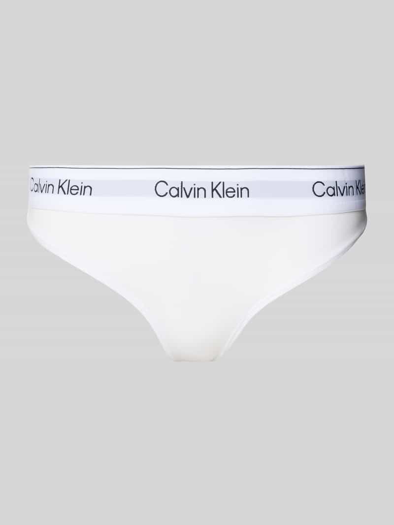 Calvin Klein String Modern Cotton met brede boord