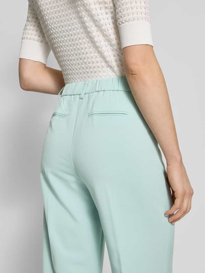 b.Young Wide leg stoffen broek met paspelzakken model 'DANTA'