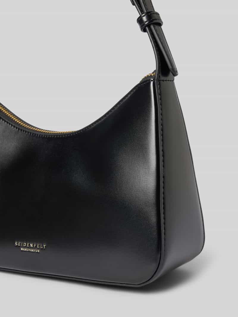 Seidenfelt Handtas in leerlook model 'Arvaja'
