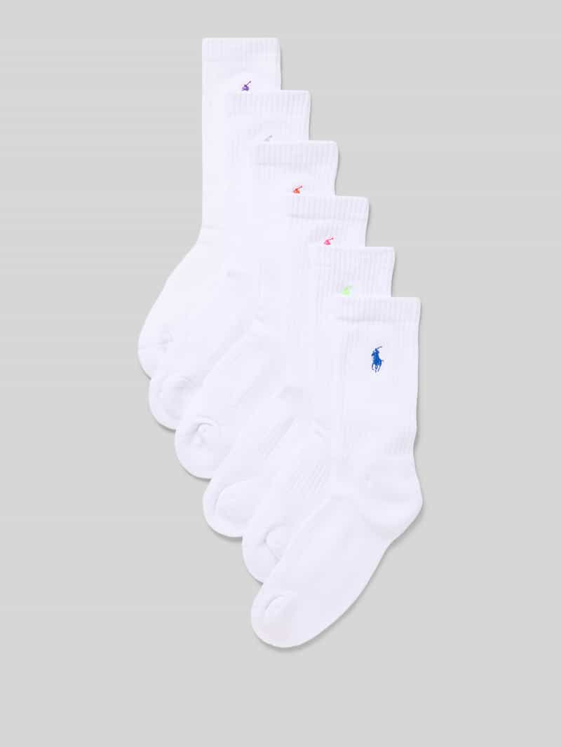 Polo Ralph Lauren Sokken met ribboordjes in een set van 6 paar