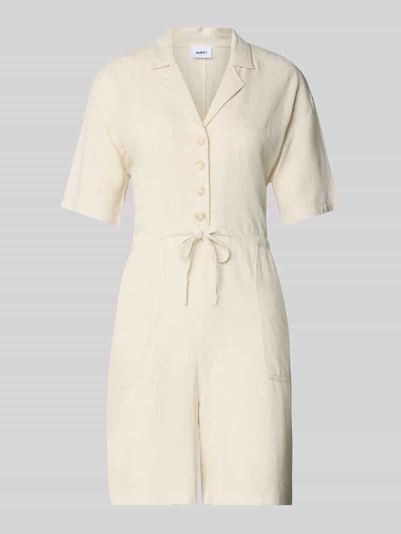 moves Playsuit van een mix van viscose en linnen model 'Averie'