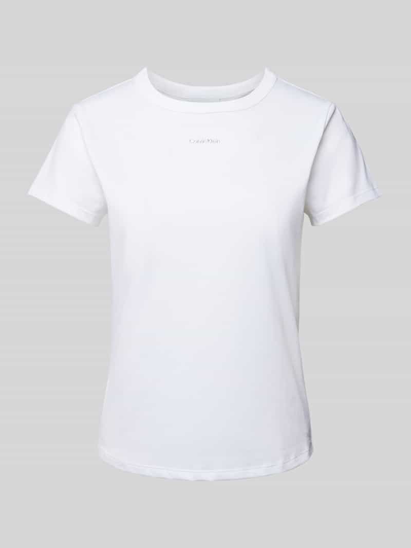 Calvin Klein Womenswear T-shirt met labeldetail