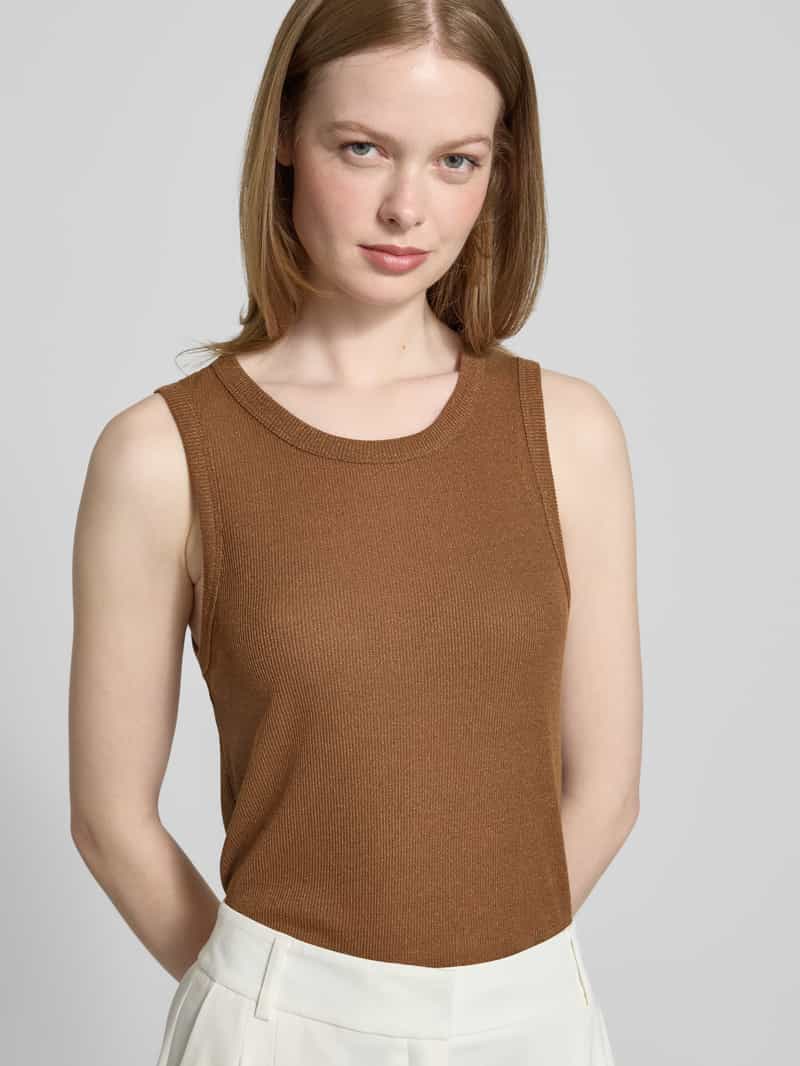 Opus Tanktop met ronde hals model 'Ilesso'