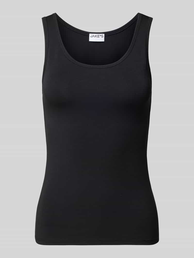 Jake*s Casual Slim fit top van modalmix