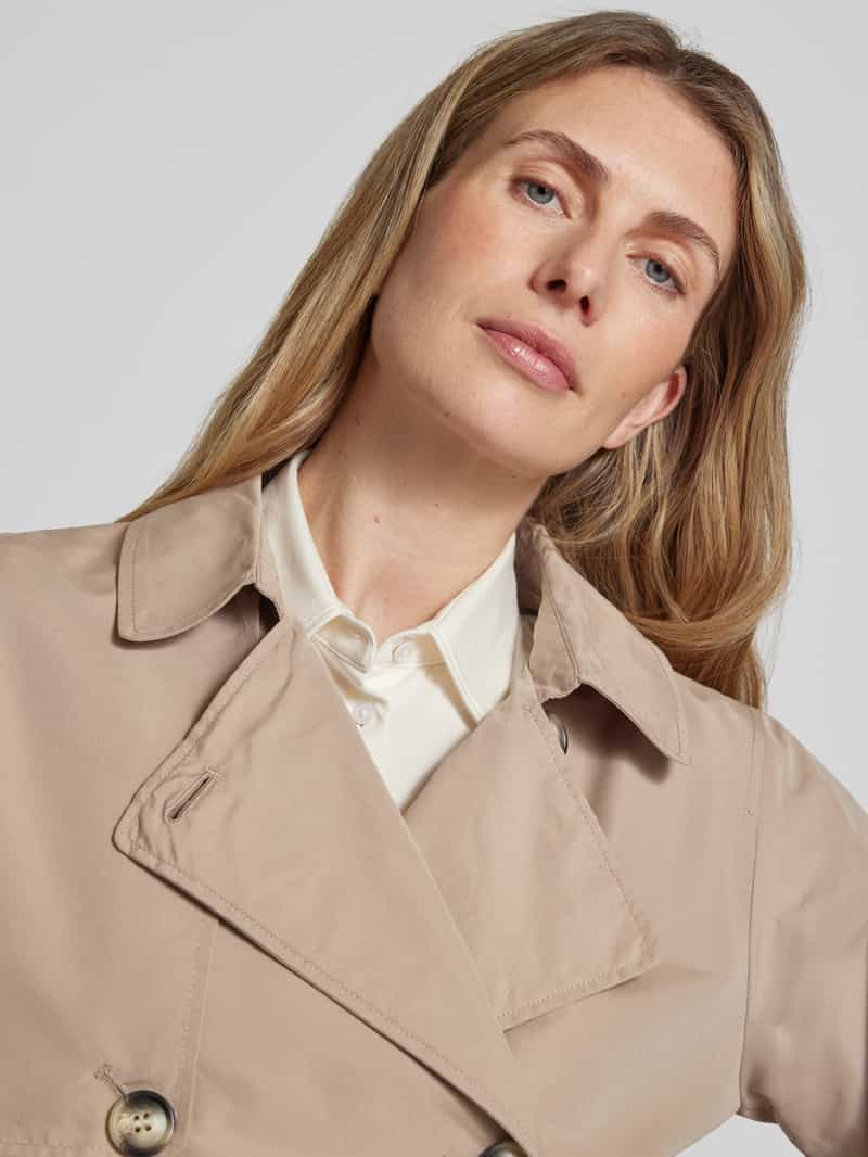 Vero Moda Comfort fit trenchcoat met reverskraag model 'ZOA'