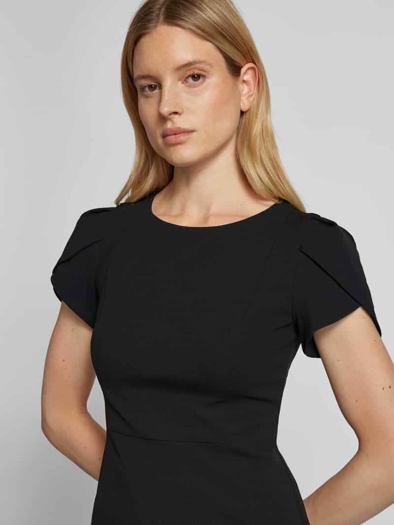 Vera Mont Knielange cocktailjurk met ronde hals
