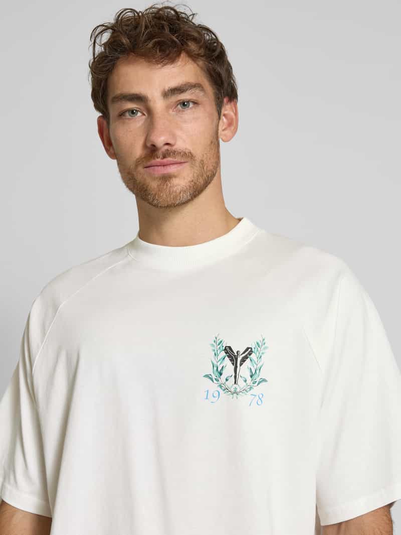 carlo colucci Oversized T-shirt met labelprint