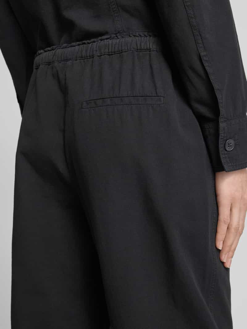 Marc O'Polo Relaxed fit linnen broek met tunnelkoord
