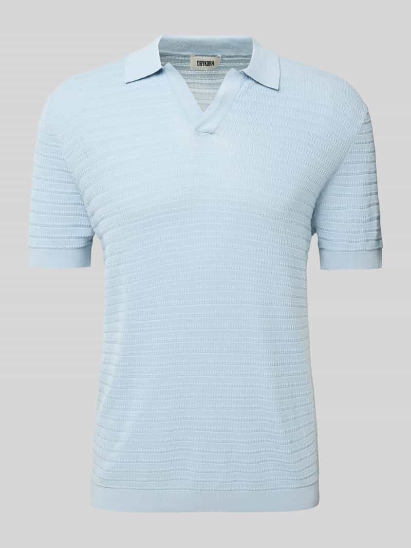 drykorn Regular fit poloshirt met V-hals model 'BRAIAN'