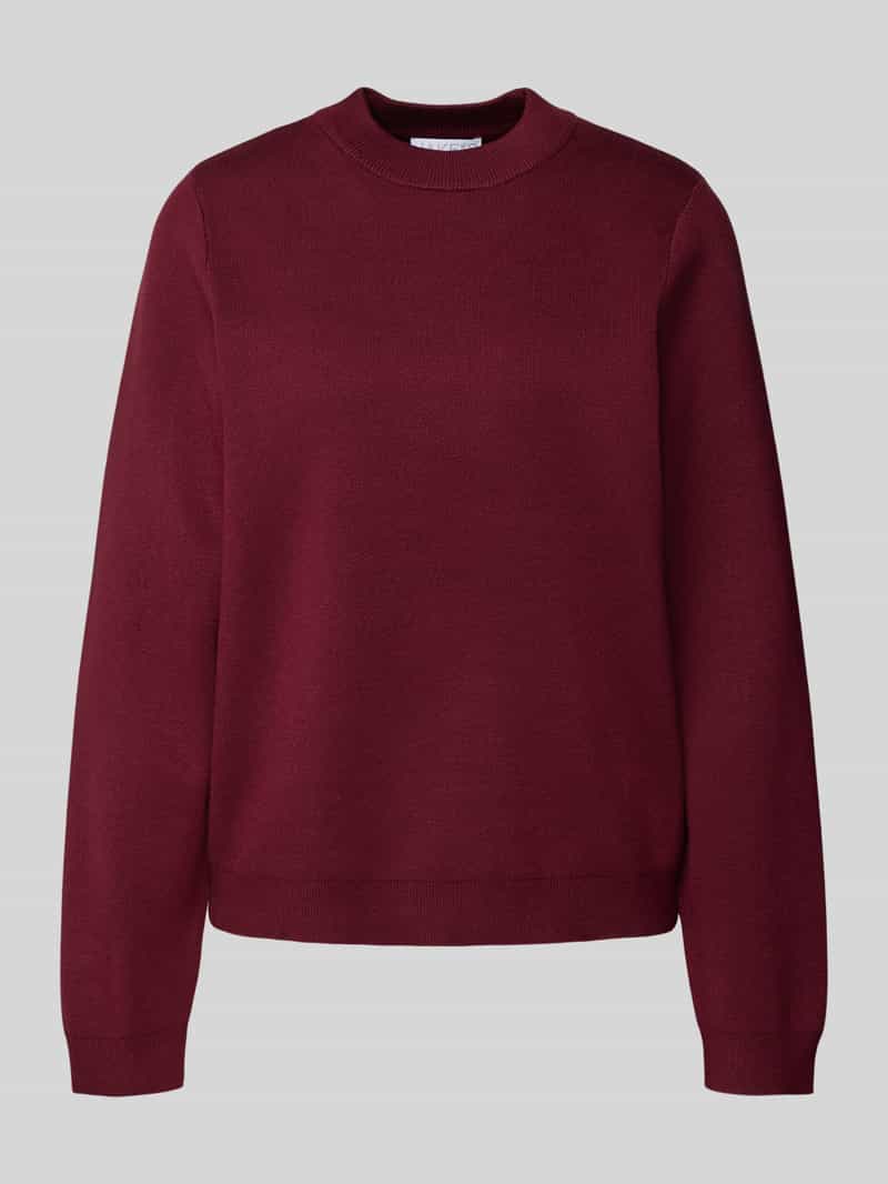 Gebreide pullover met ronde hals