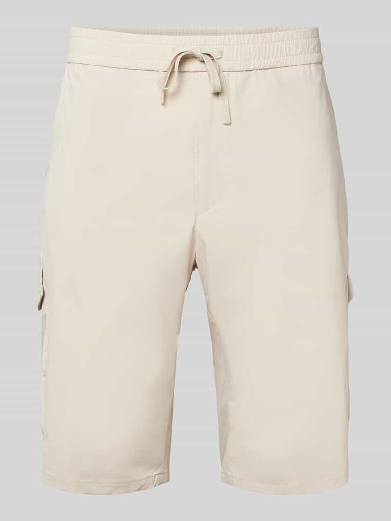 BOSS Green Regular fit korte cargobroek met elastische band model 'Urbanex'