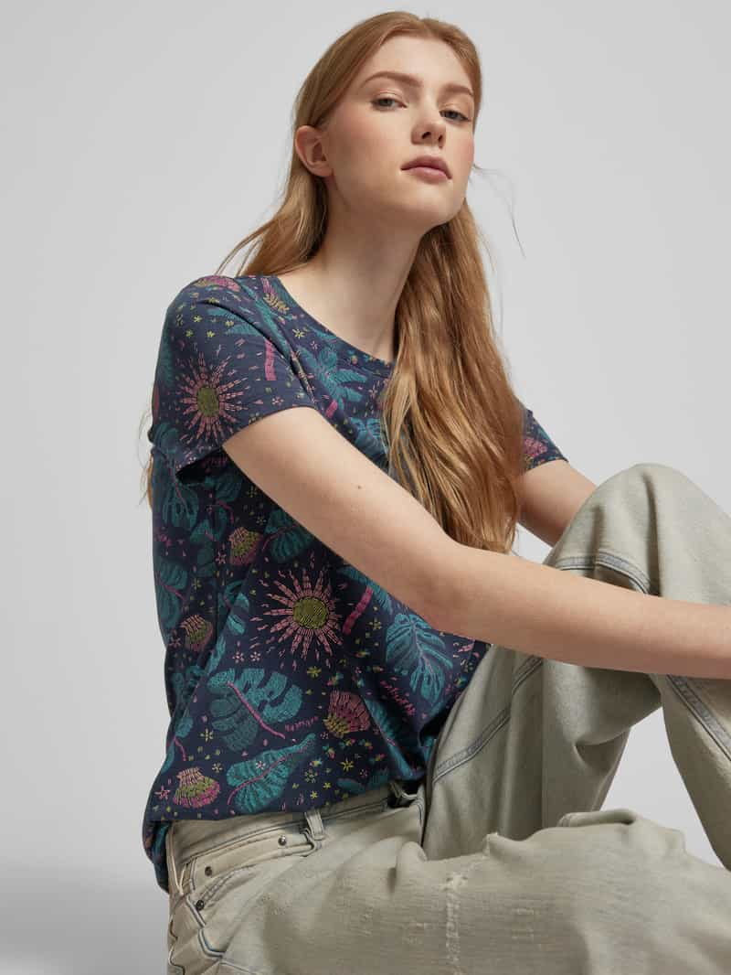 Ragwear T-shirt met all-over print