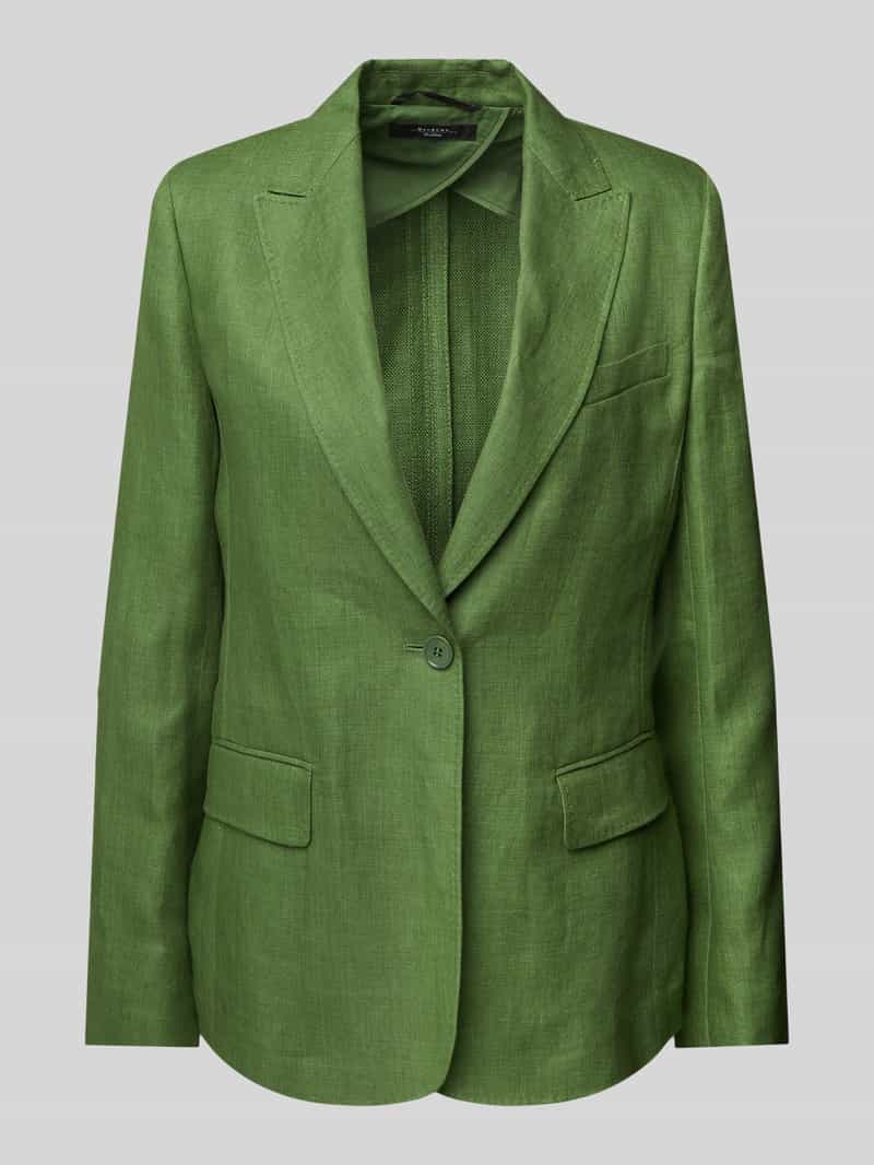 Weekend Max Mara Linnen blazer met reverskraag model 'NALUT'