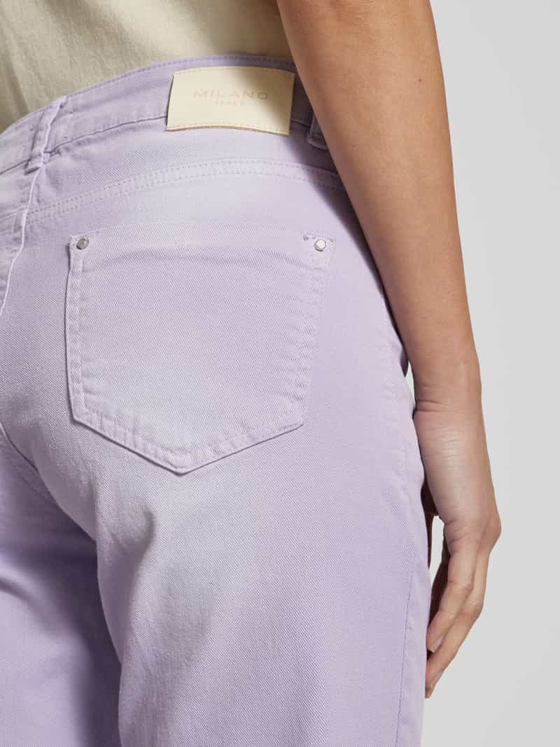 milano italy Jeans in verkorte pasvorm met franjes