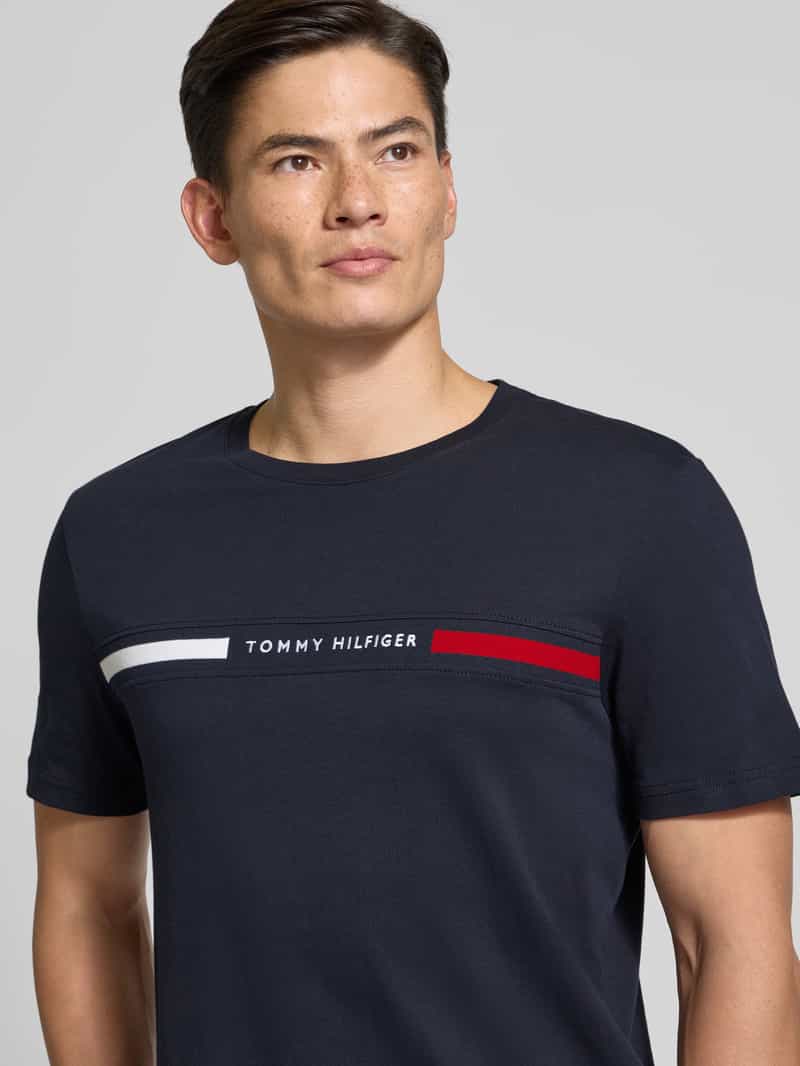 Tommy Hilfiger Regular fit T-shirt van puur katoen