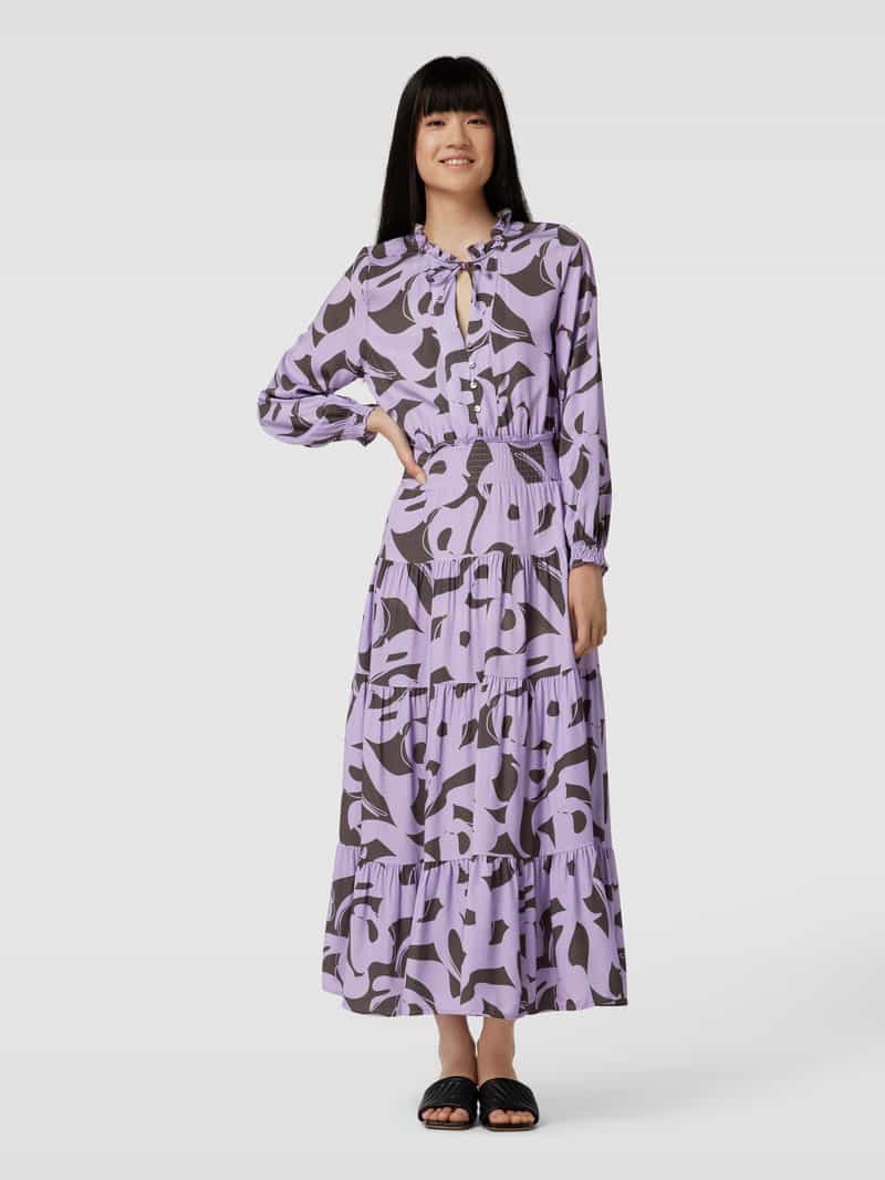 Maxi-jurk met all-over motief, model 'Elli' Better Rich