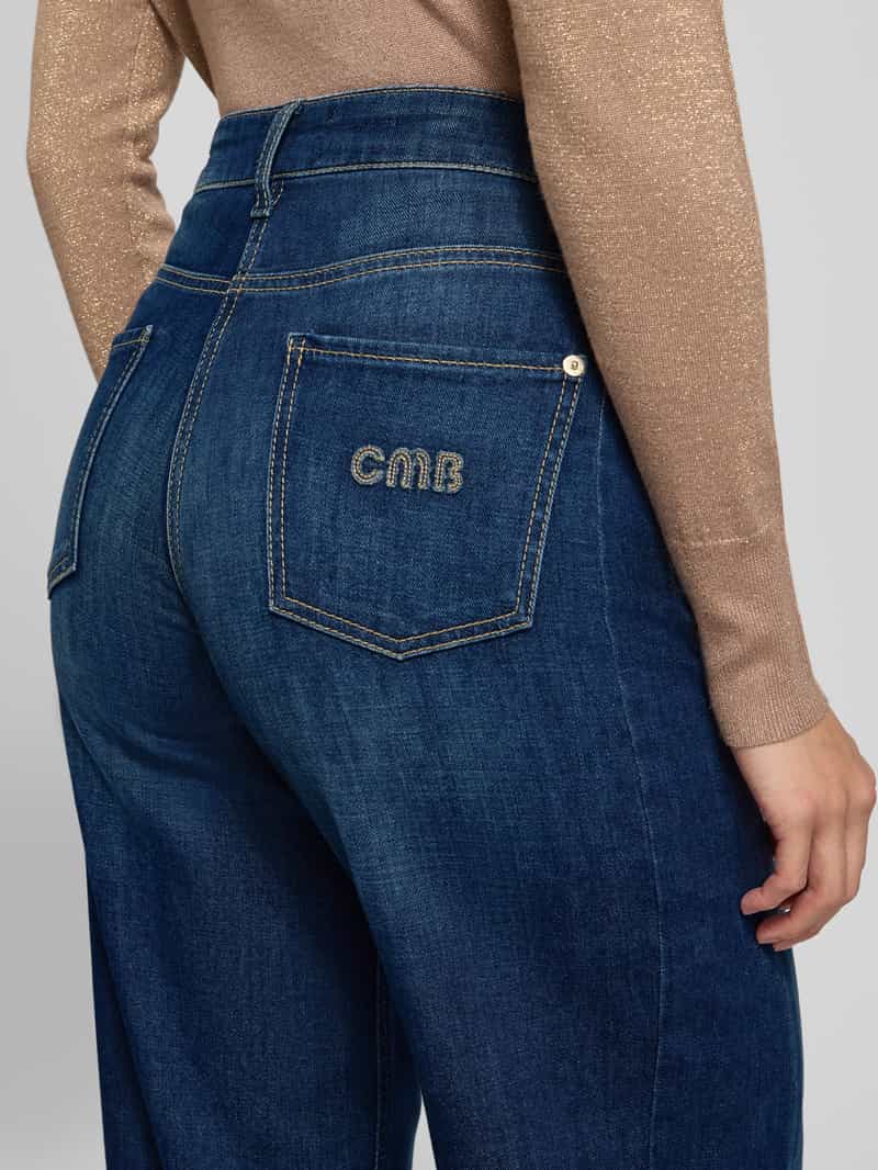 CAMBIO Flared jeans in 5-pocketmodel model 'PALAZZO PATCH'