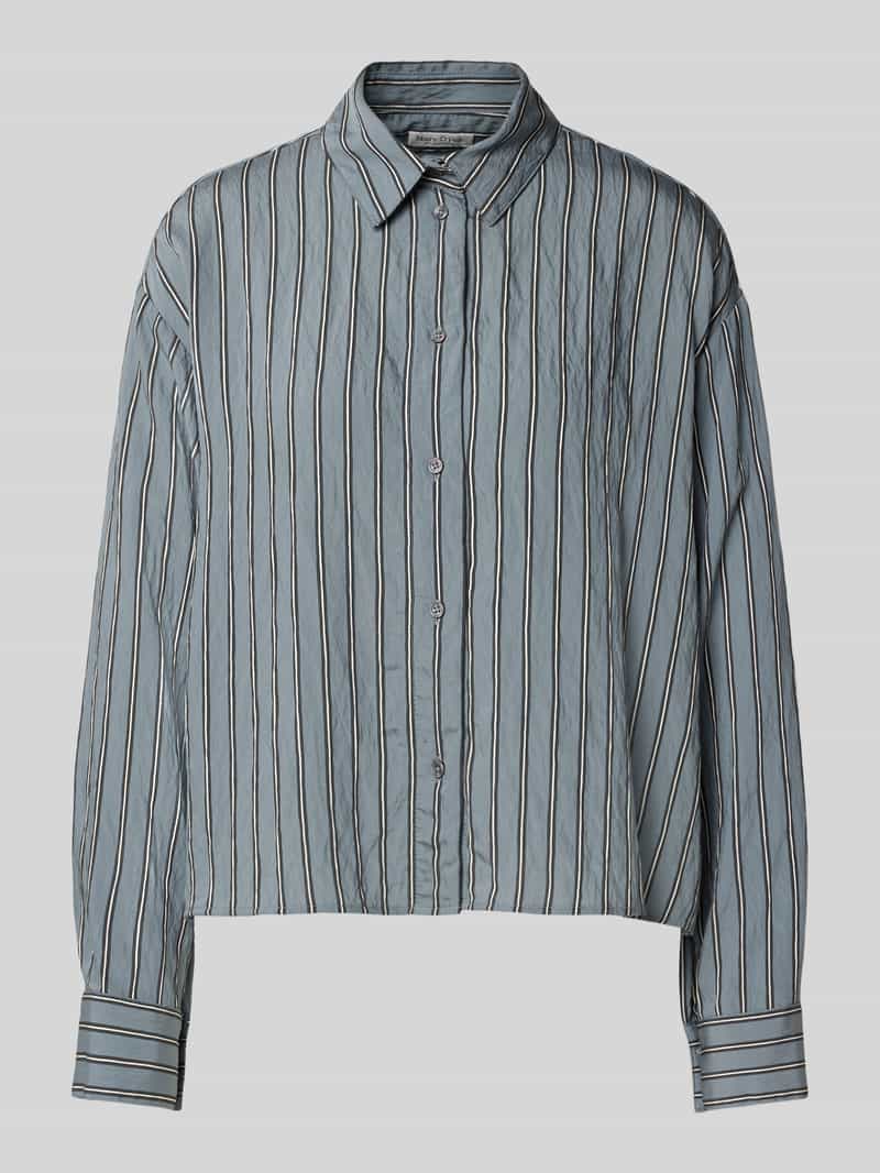Marc O'Polo Relaxed fit overhemdblouse van viscosemix