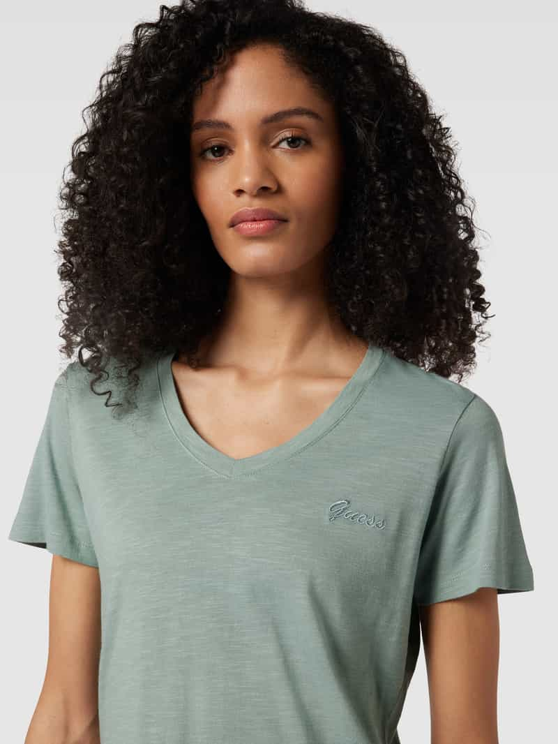 Guess T-shirt met V-hals