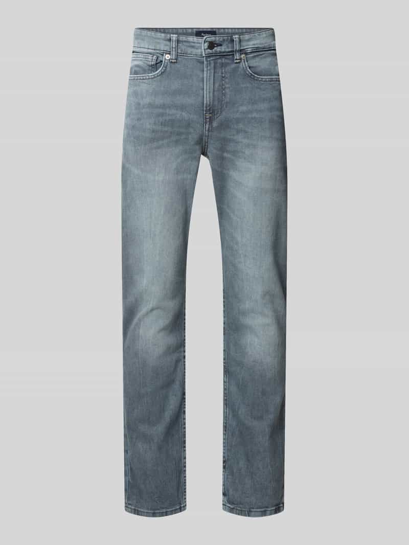 Slim fit jeans van katoenmix model 'HATCH'