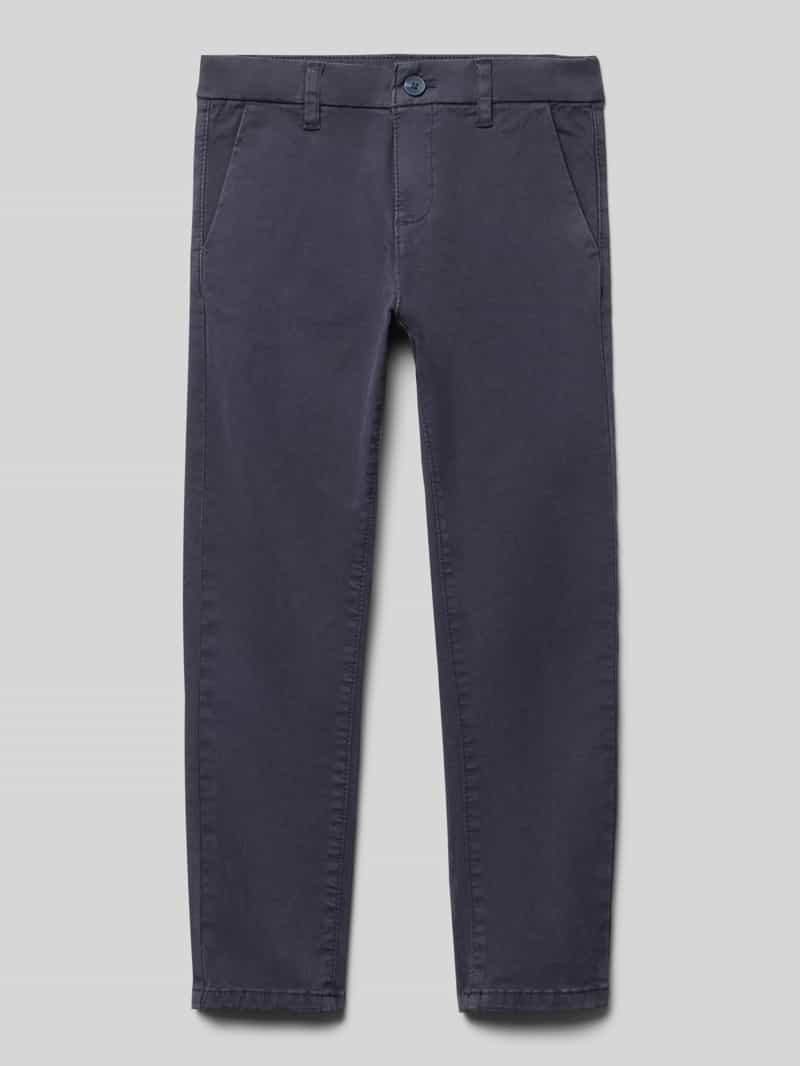 Mayoral Straight fit chino met steekzakken