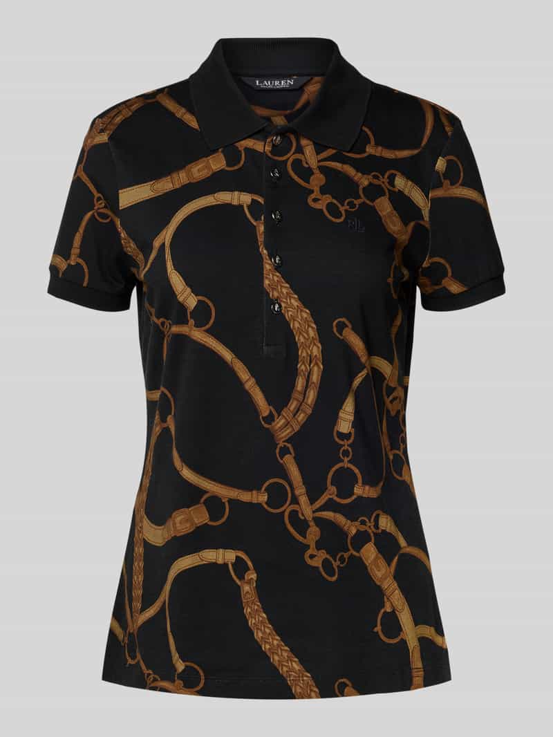 Lauren Ralph Lauren Slim fit poloshirt met labelstitching