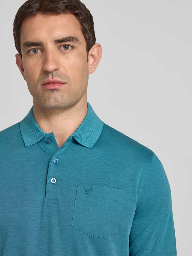 Bugatti Poloshirt met borstzak