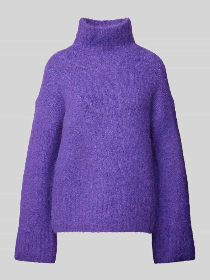 Selected Femme Gebreide pullover met opstaande kraag, model 'GABELLA'