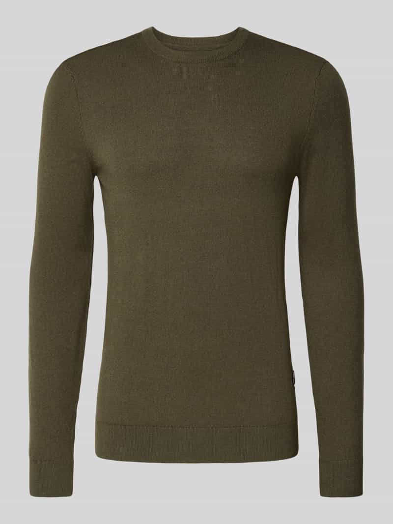 Blend Gebreide pullover met ronde hals model 'BAGGE'