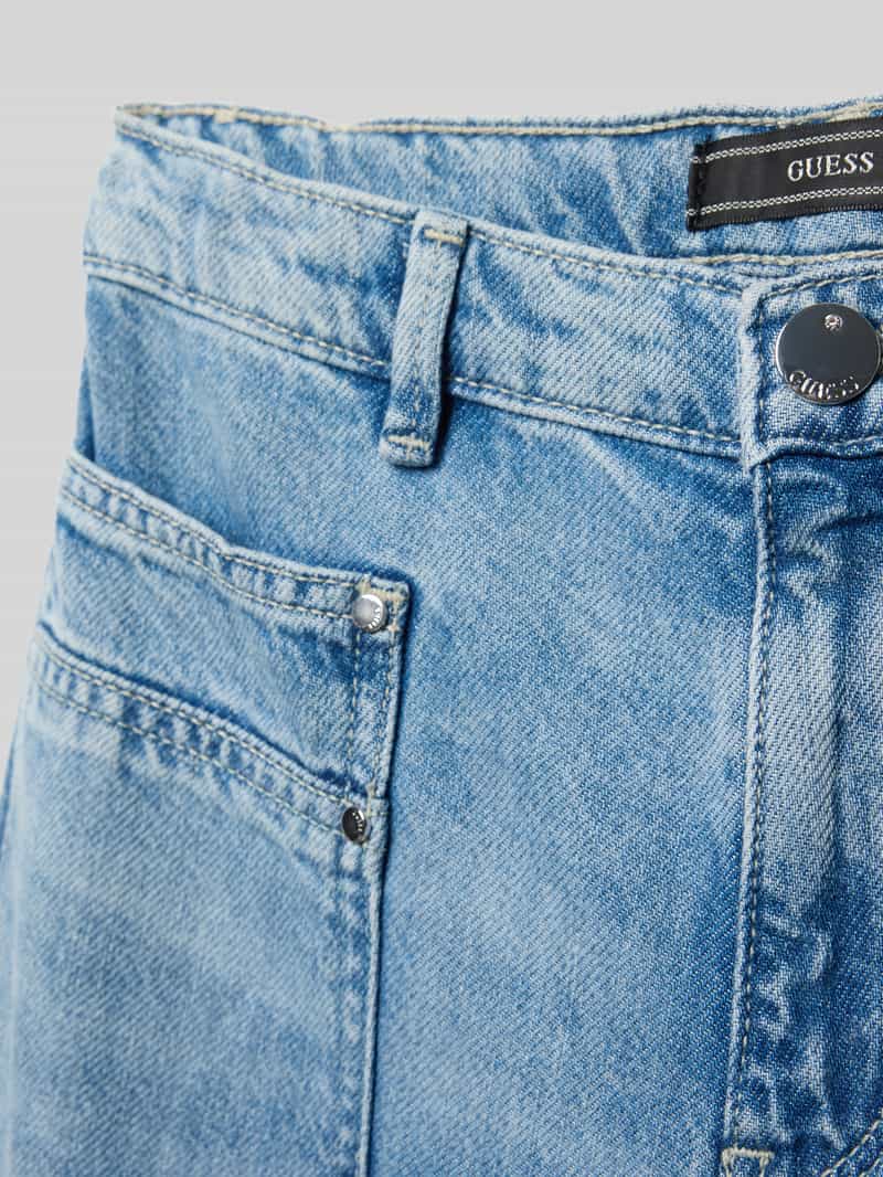 Guess Wide fit jeans met logopatch model 'Tencel'