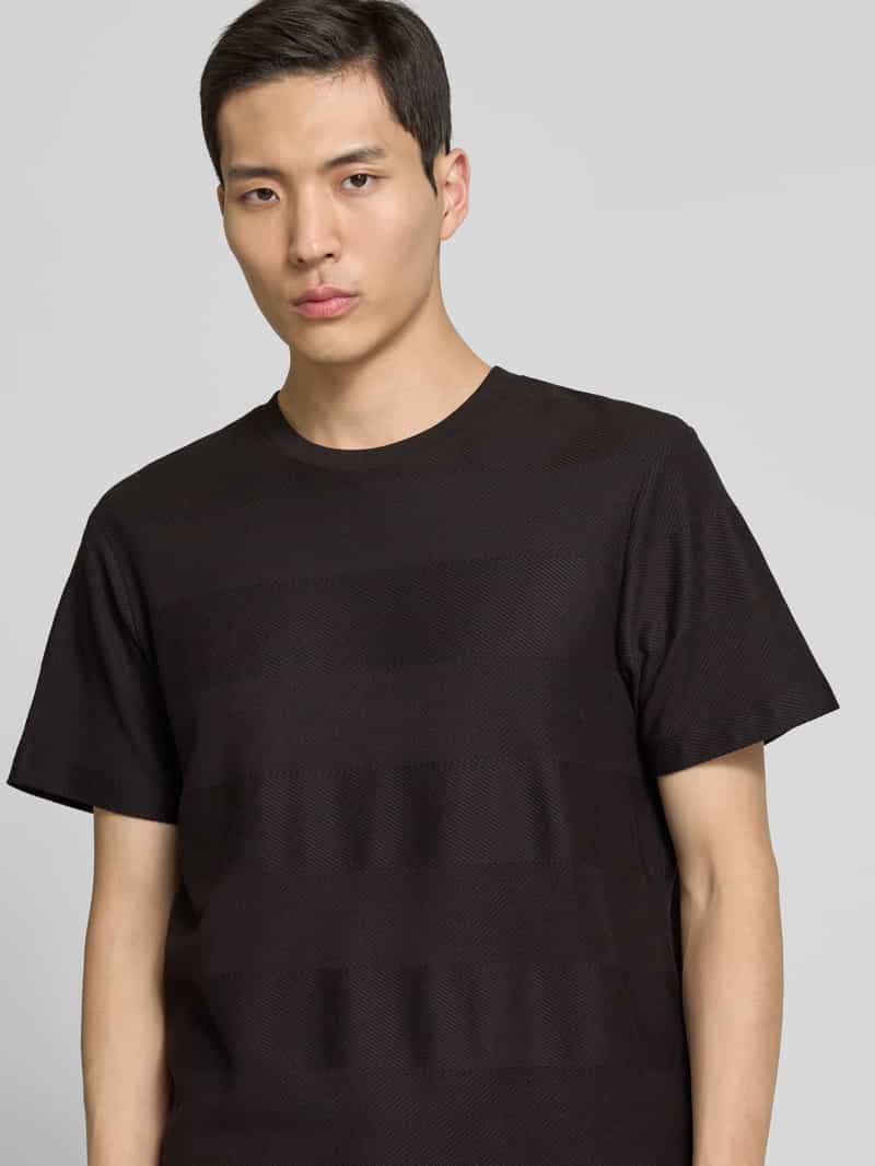 JOOP! JEANS T-shirt met structuurmotief model 'Ismet'