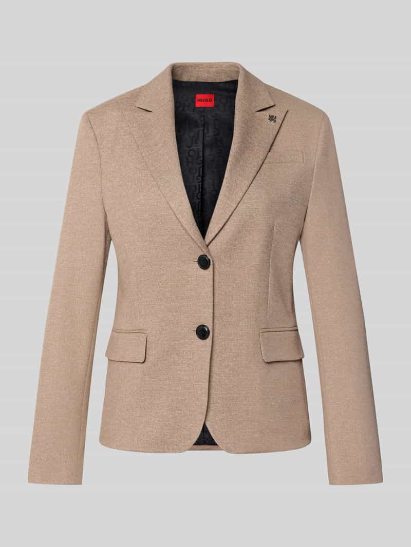 HUGO Regular fit blazer met viscose model 'ANORIA'