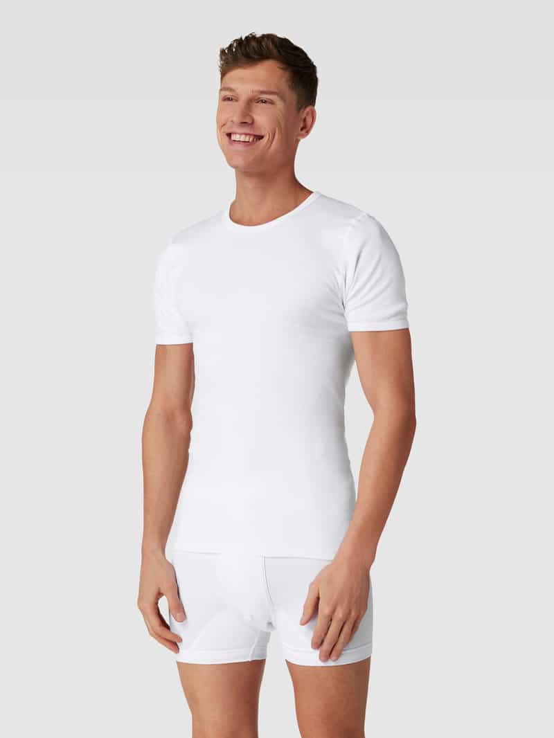 Onderhemd met geribde ronde hals Götzburg Wäsche